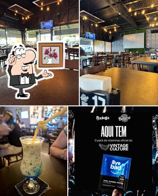 Sente em uma das mesas no Boteco do Bodega - Cacoal
