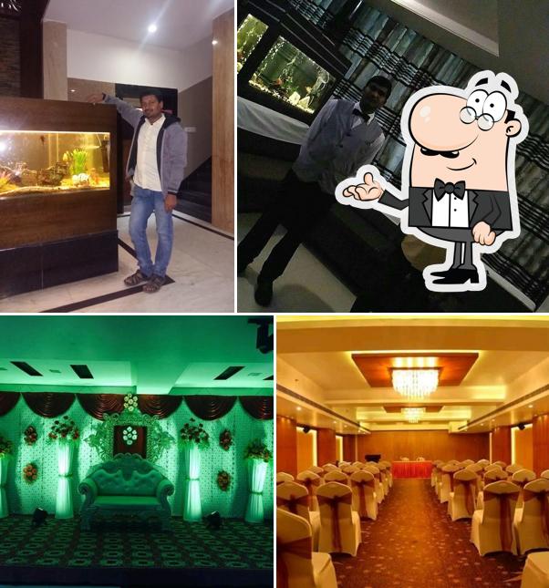 The interior of Hotel Sindhura EastCourt