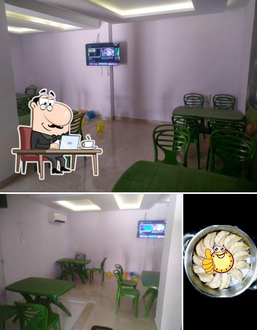 Among different things one can find interior and food at TASMAC Time Pass Bar