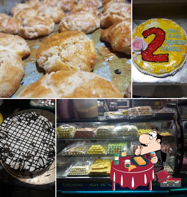 sri srinivasa bakery serves a number of sweet dishes