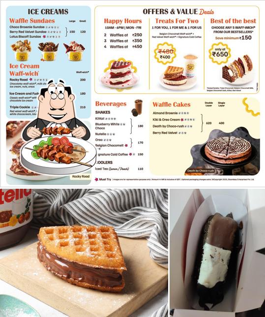 Food at The Belgian Waffle Co
