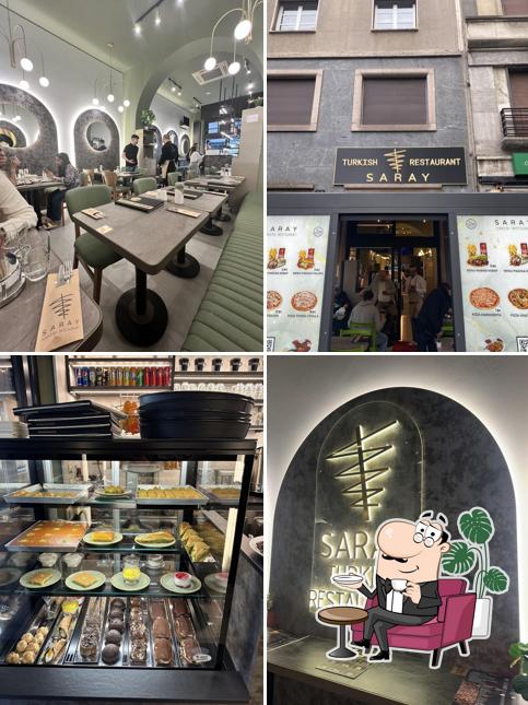 Gli interni di Saray turkish restaurant