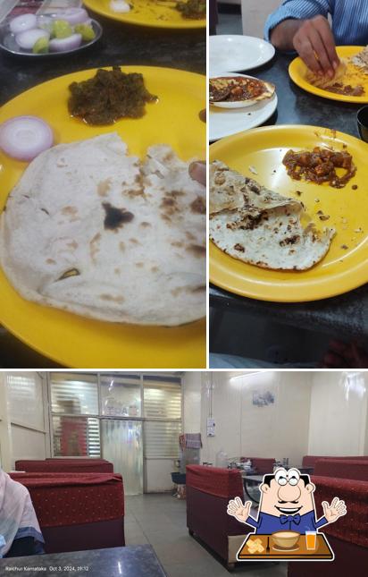 The image of Vijay Hotel’s food and interior