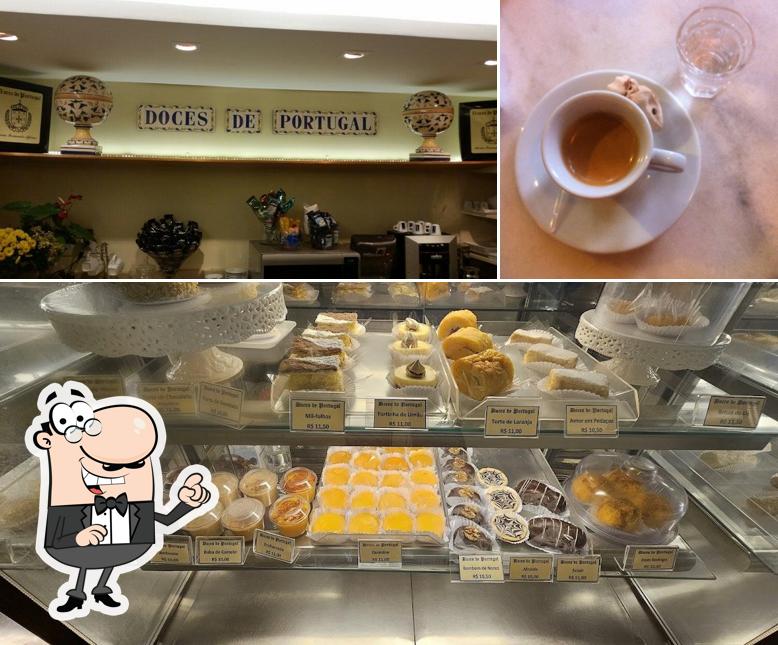 Entre diferentes coisas, interior e bebida podem ser encontrados no Doces de Portugal - Savassi 2