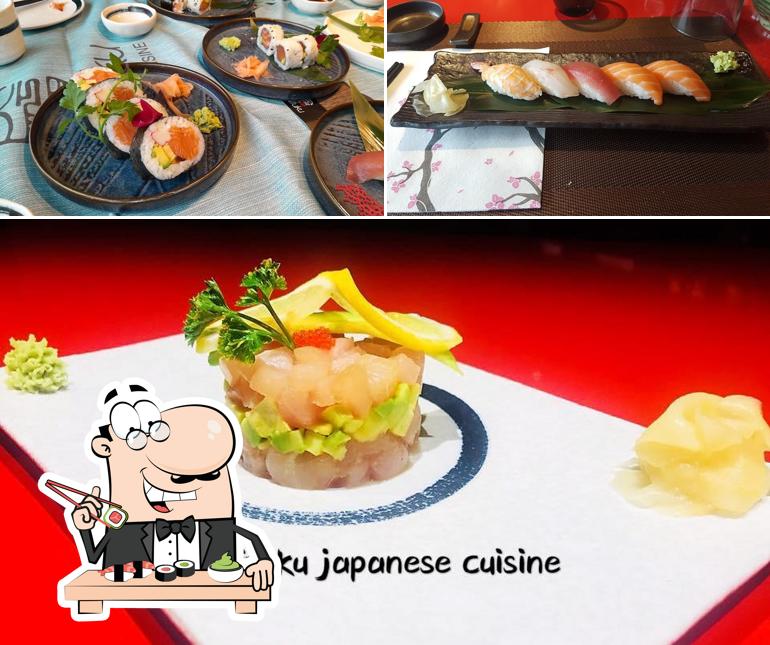 Prenditi le varie opzioni di sushi
