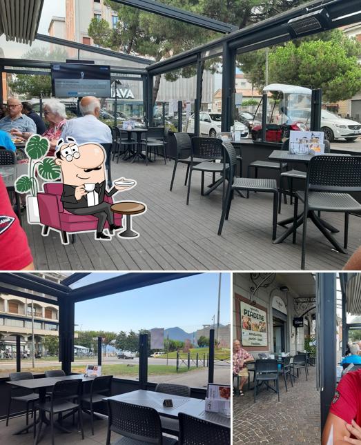 Gli interni di Le Cafe'