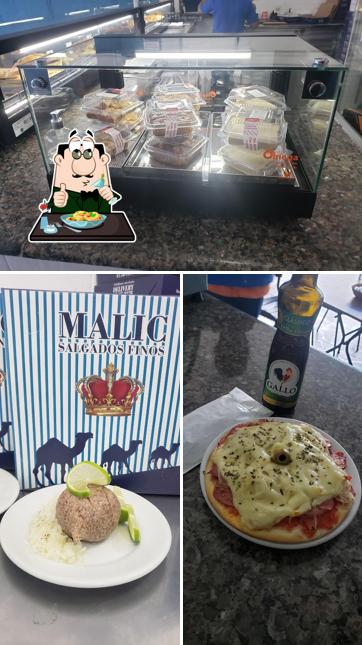 O Malic Salgados Finos se destaca pelo comida e interior