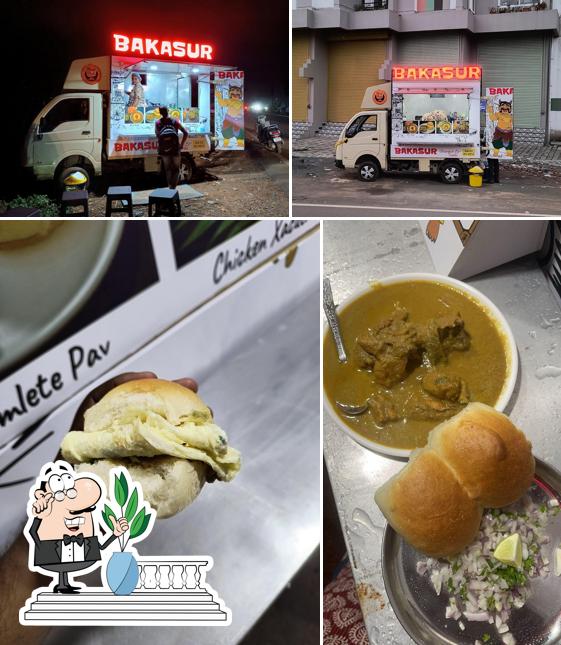 This is the photo displaying exterior and food at Bakasur
