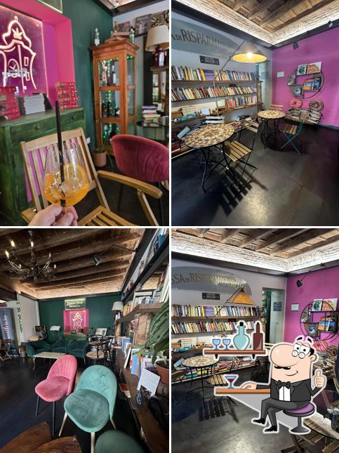 Siediti a un tavolo di Caffè & Libri- Cocktail & Library