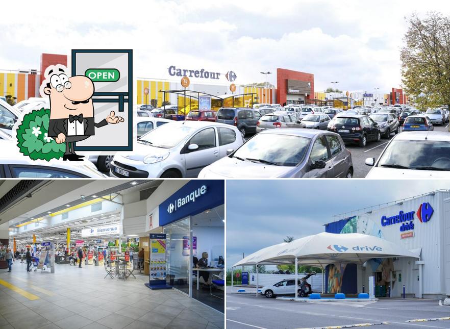 L'extérieur de Centre Commercial Carrefour Nevers Marzy