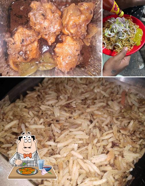 Chicken wings at J. K. Muskan Roll Corner