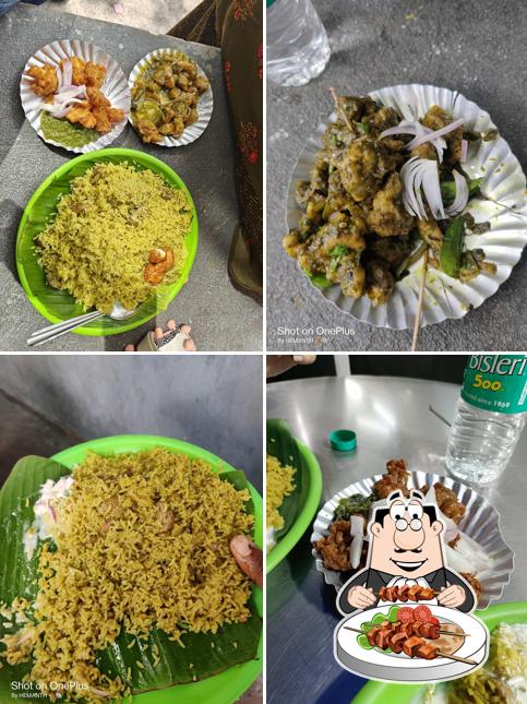 Meals at Sri Mahadeshwara Mushroom Dum Biryani