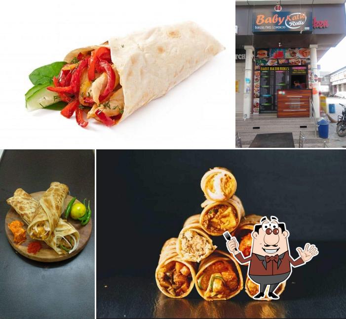 Meals at Baby Kathi Rolls