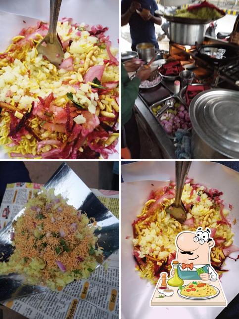 Food at Baba Indore Poha Jalebi Center