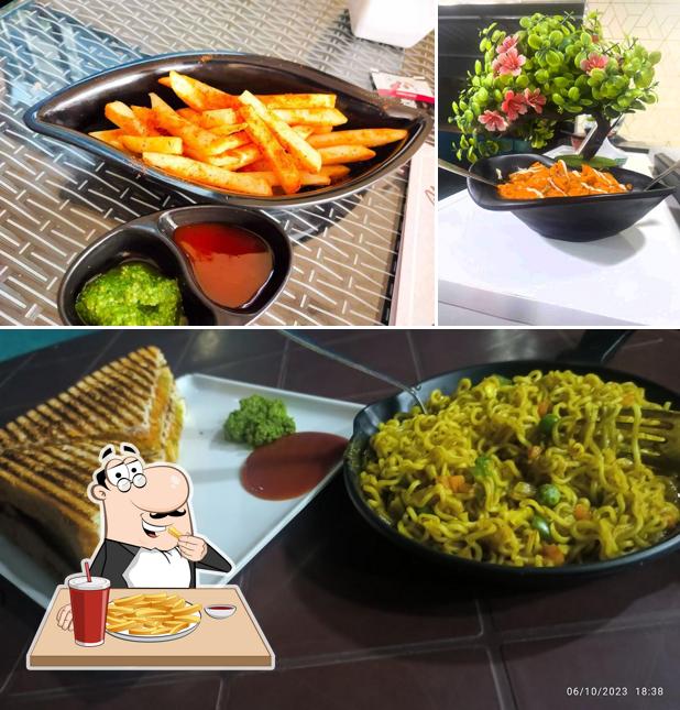 French fries at Cafe Govindam