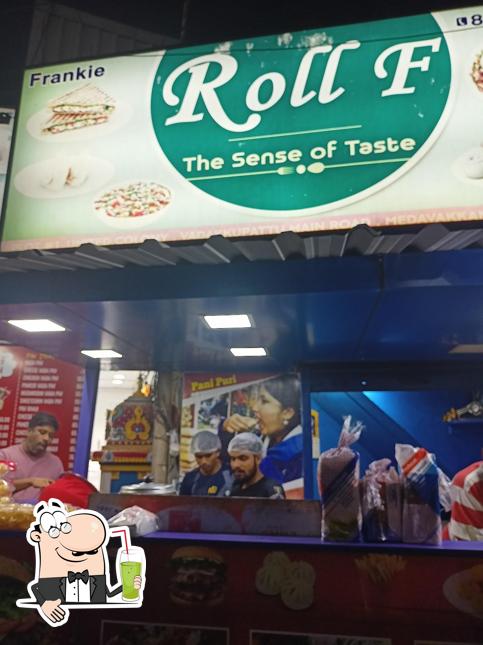 Enjoy a drink at Roll F