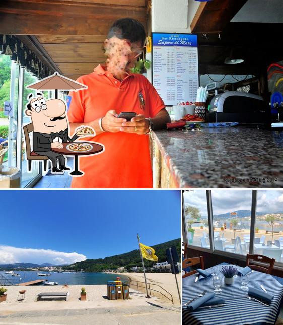 Goditi la vista dall'area esterna di Sapore di Mare Ristorante Palinuro