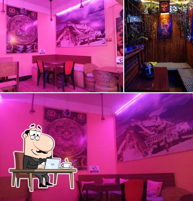 Take a seat at one of the tables at Tibetan Nang
