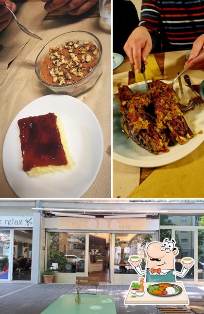 Tra le diverse cose da Oda Bar Bistro si possono trovare la cibo e interni