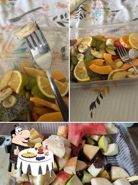 Cheese plate at Fruit and Food Guru