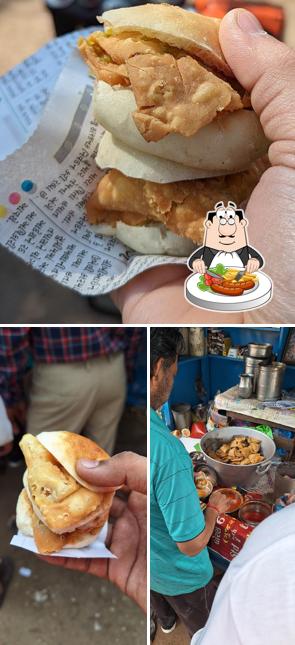 Food at Sai Chutney Bun Samosa