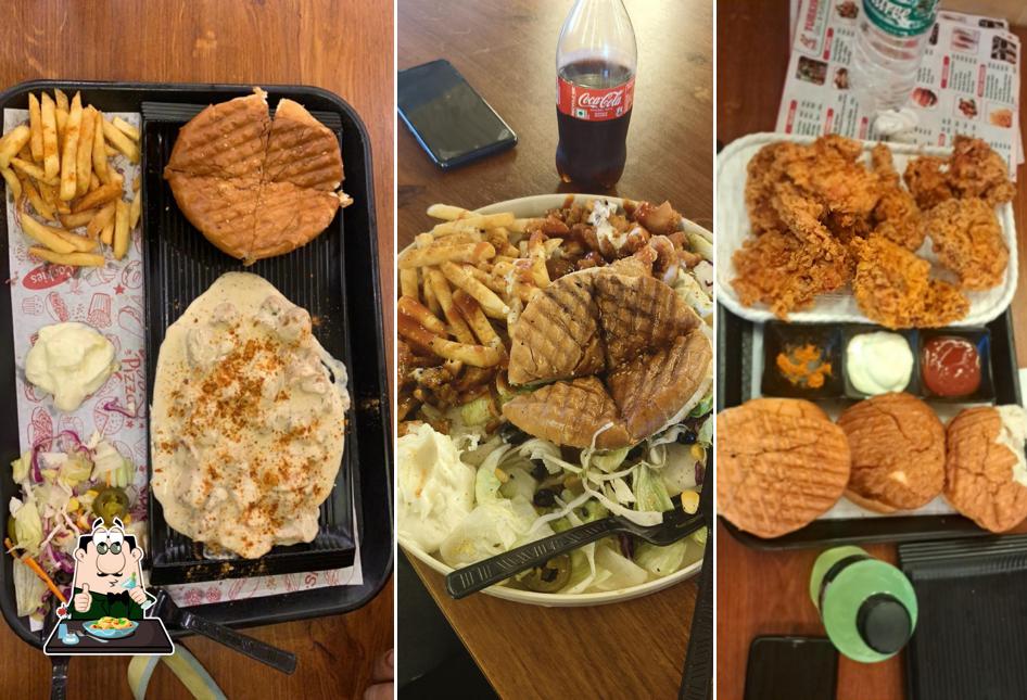 Food at Turkish grill & platers