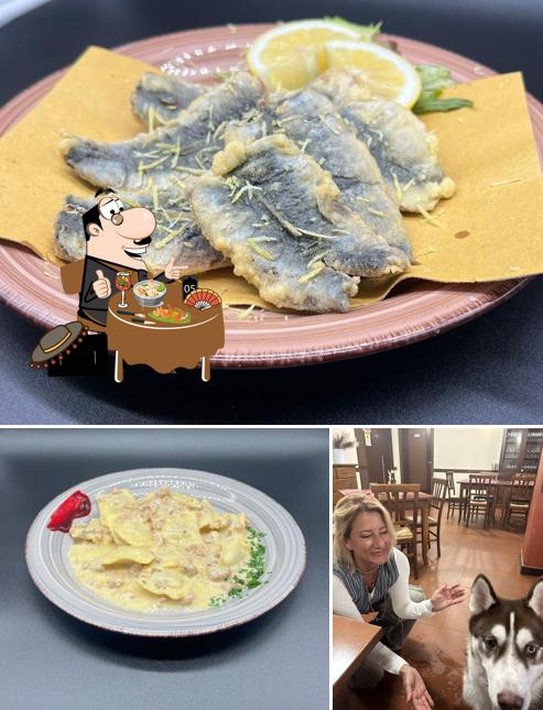 La foto di cibo e interni da L'Oste al 16