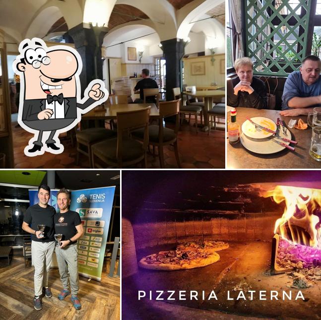 Dai un'occhiata agli interni di Pizzerija Laterna