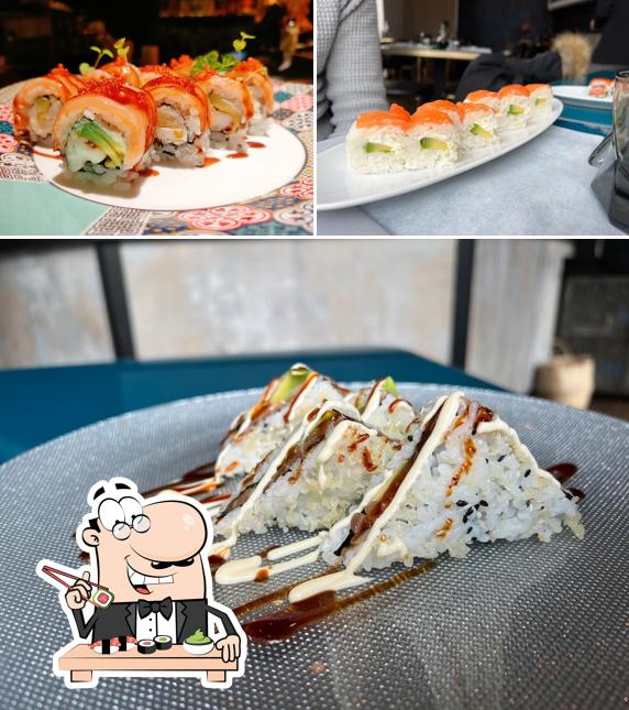 Prova le varie opzioni di sushi