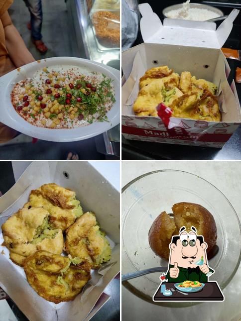 Food at Madhuram sweets