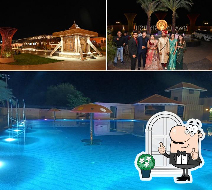 You can get some fresh air outside Swarna Sparsh Resort