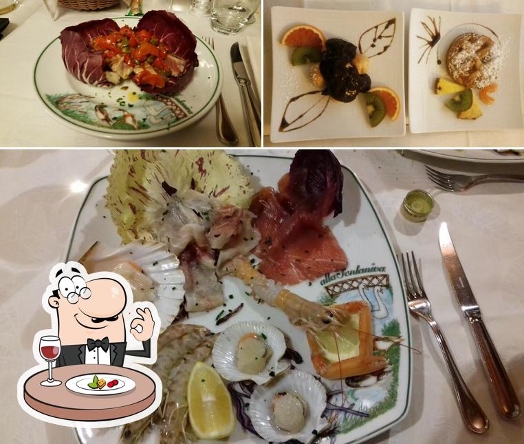 Cibo al Trattoria Alla Fontaniva