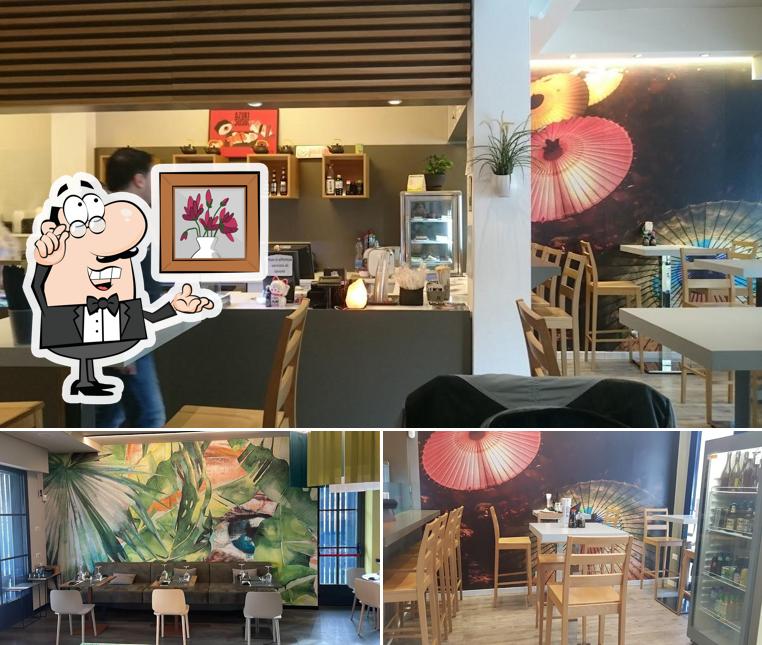 Dai un'occhiata agli interni di Azuki Sushi Riccione