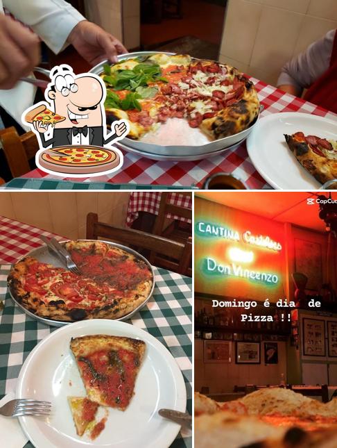 No Cantina e Pizzaria Castelões, você pode provar pizza