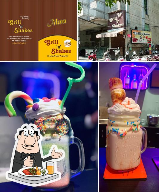 The picture of Grill n shakes’s food and exterior