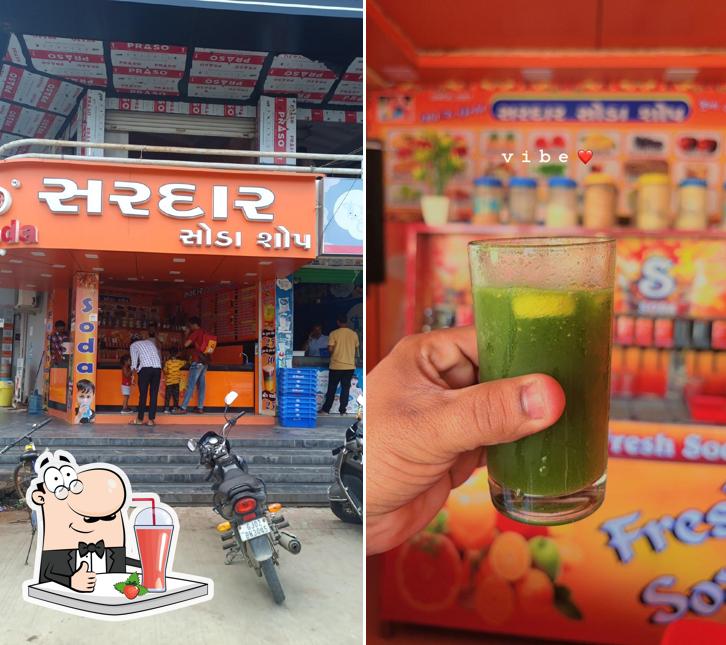 Enjoy a beverage at Sardar soda shop