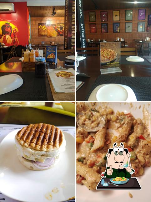 Food at Superstar Pizza