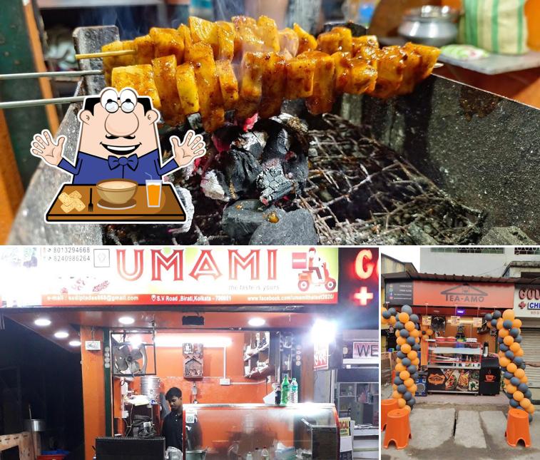 This is the photo showing food and interior at Tea- Amo