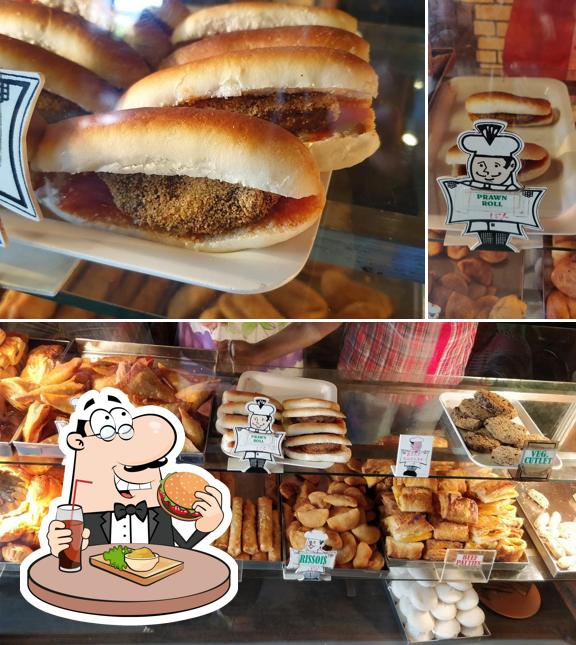 Try out a burger at Citi Cafe