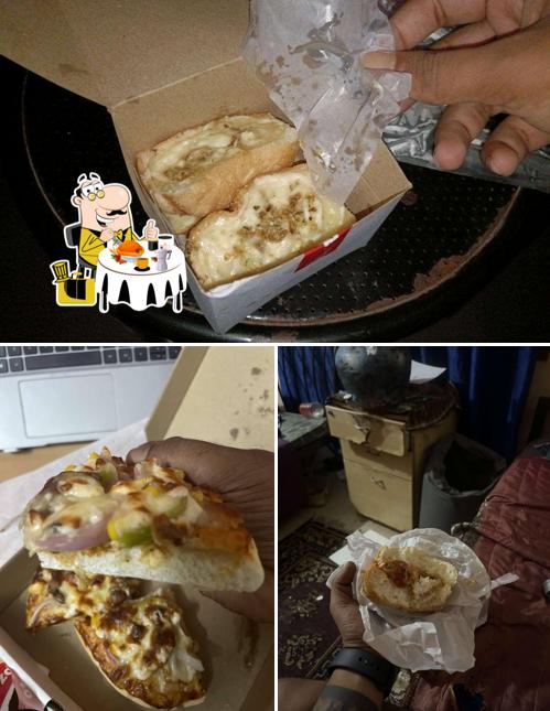 Food at Lazy Baker Pizza Maker