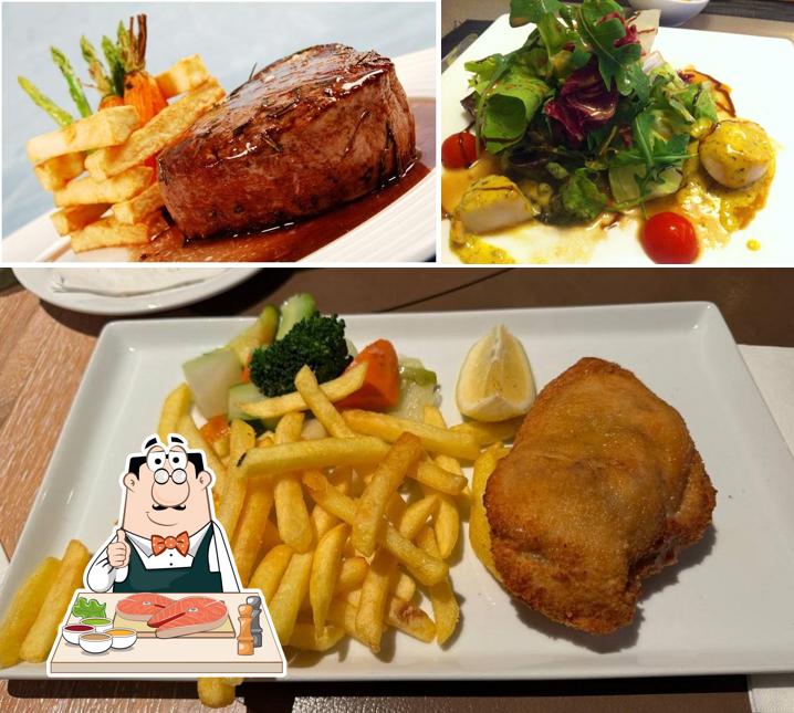 Fish and chips al Mövenpick Restaurant Luzern