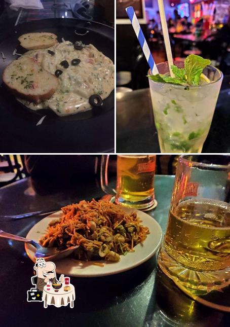 Take a look at the picture displaying food and beverage at Cafe Tunes