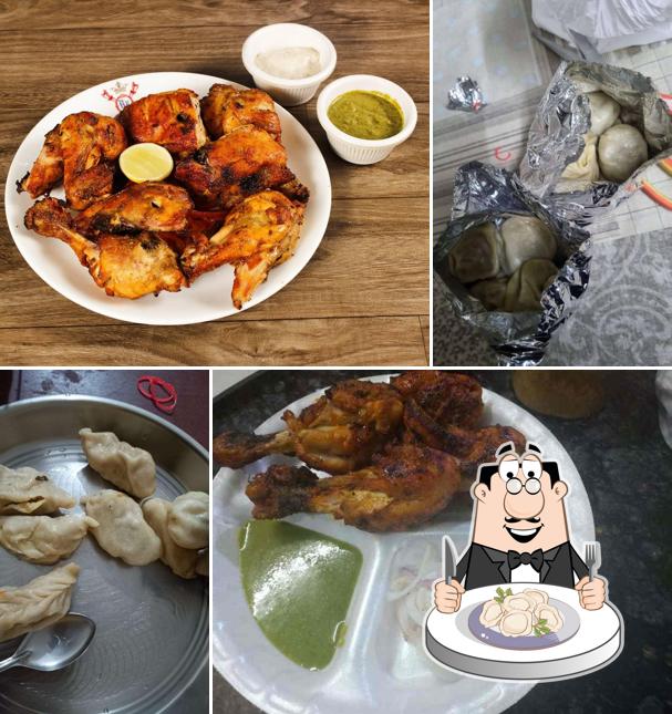 Dumplings at Delhi Zaika Kathi Rolls