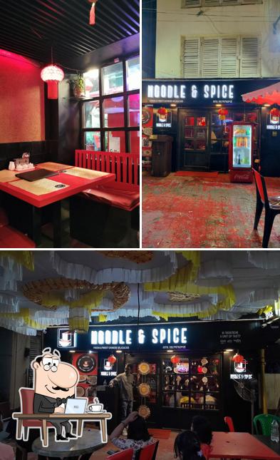 The interior of Noodle & Spice