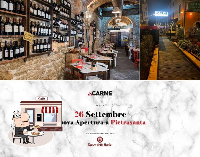 La esterno e interni del ristorante