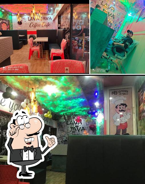The interior of LAVA JAVA CAFE