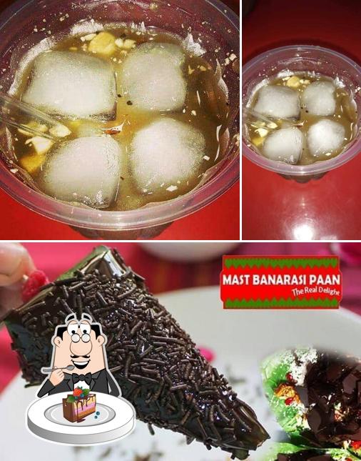 Chocolate cake at Muhajir Paan