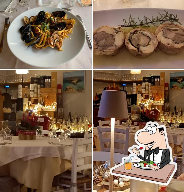 Dai un’occhiata alla foto che mostra la cibo e interni di Ristorante "Il girasole"