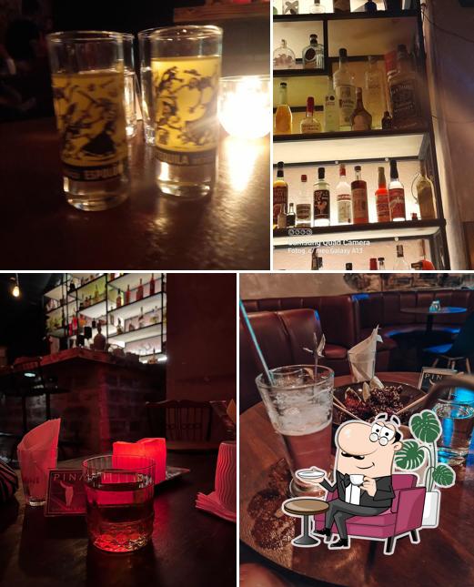 Veja imagens do interior do Pina Cocktails & Co
