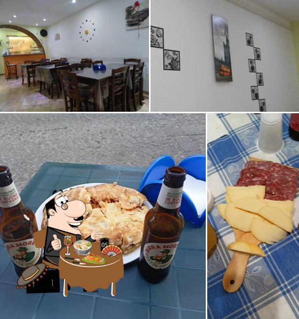La immagine di cibo e interni da Pizza Man